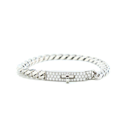 [Eternal Jewelry]KELLY CHAIN SILVER DIAMOND BRACELET