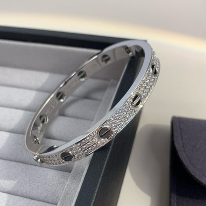 [Eternal Jewelry]LOVE BRACELET 6.1MM DIAMOND-PAVED CERAMIC