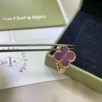 [Eternal Jewelry]CLOVER  PURPLE VIOLET RING