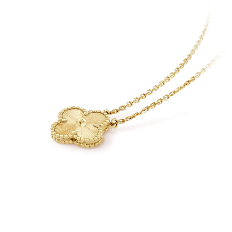 [Eternal Jewelry]CLOVER 15MM LASER NECKLACE