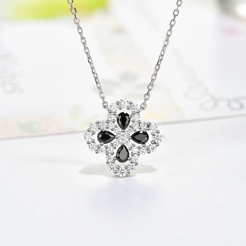 [Eternal Jewelry]LOOP NECKLACE FULL MOTIF DIAMOND 16MM MULTIPLE COLORS