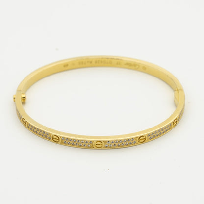 [Eternal Jewelry]LOVE BRACELET 3.65MM DIAMOND-PAVED