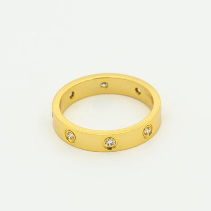 [Eternal Jewelry]LOVE RING 3.6MM 8 DIAMONDS