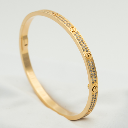 [Eternal Jewelry]LOVE BRACELET 3.65MM DIAMOND-PAVED