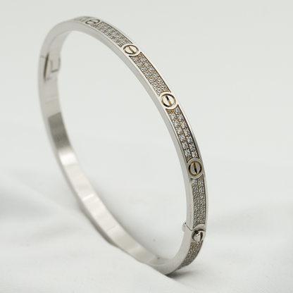 [Eternal Jewelry]LOVE BRACELET 3.65MM DIAMOND-PAVED
