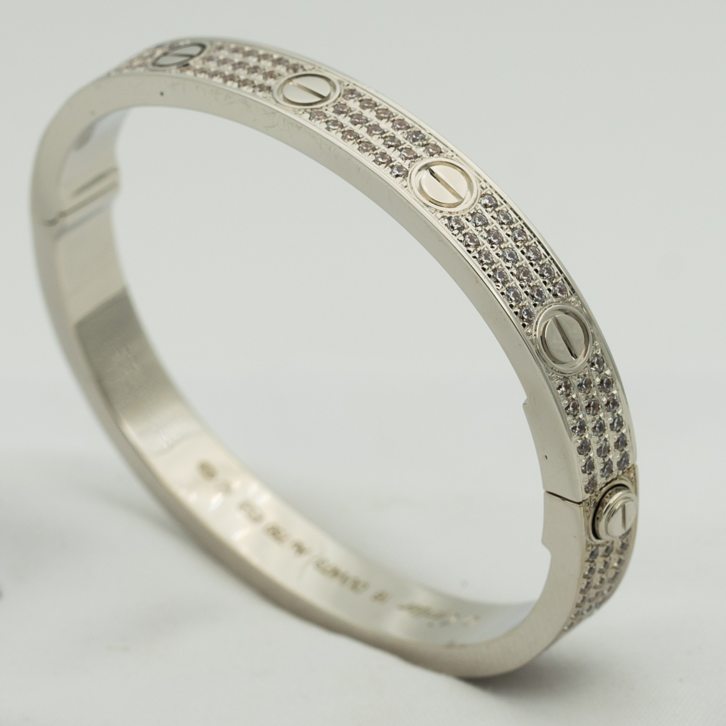 [Eternal Jewelry]LOVE BRACELET 6.1MM DIAMOND-PAVED