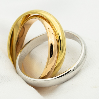 [Eternal Jewelry]TRINITY RING GOLD PINK GOLD SILVER