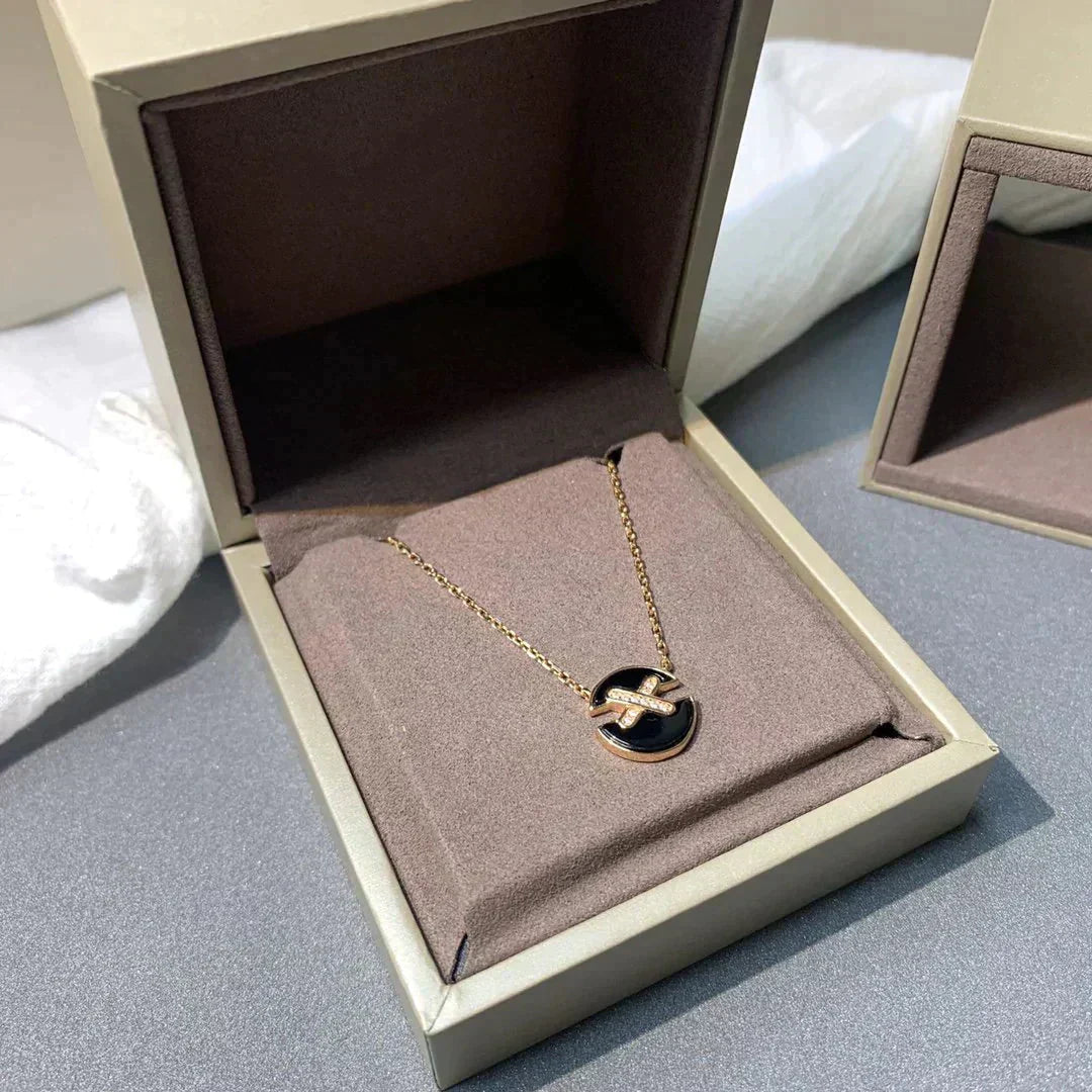 [Eternal Jewelry]JEUX DE ROSE GOLD DIAMOND NECKLACE