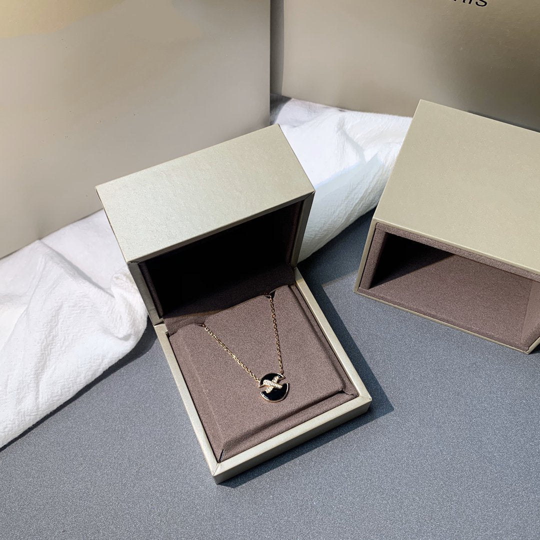 [Eternal Jewelry]JEUX DE PINK GOLD DIAMOND NECKLACE