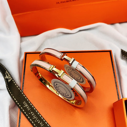 [Eternal Jewelry]CLASSIC HM CLIC  PINK 8MM ENAMEL BRACELET