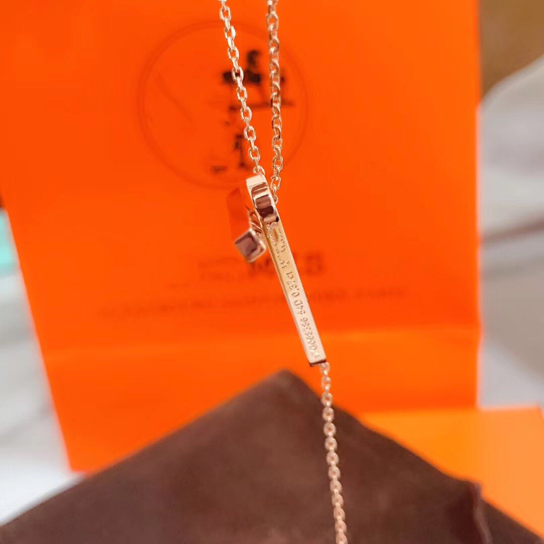 [Eternal Jewelry]HM NECKLACE PLATINUM ROSE GOLD DIAMOND
