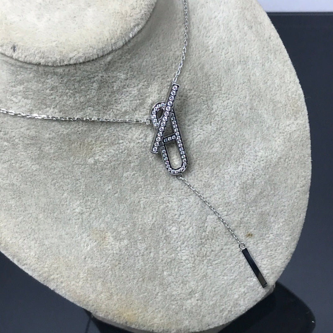 [Eternal Jewelry]HM NECKLACE PLATINUM ROSE GOLD DIAMOND