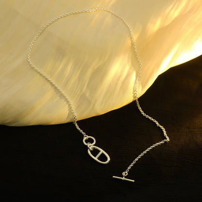 [Eternal Jewelry]HM CHAINE D'ANCRE PENDANT NECKLACE STERLING SILVER