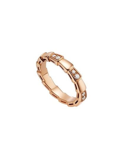 [Eternal Jewelry]SERPENTI RING PINK GOLD  3MM
