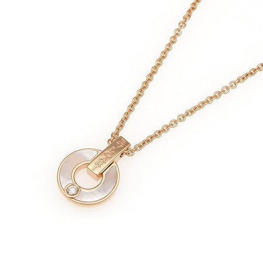 [Eternal Jewelry]GARI NECKLACE PINK GOLD MOP