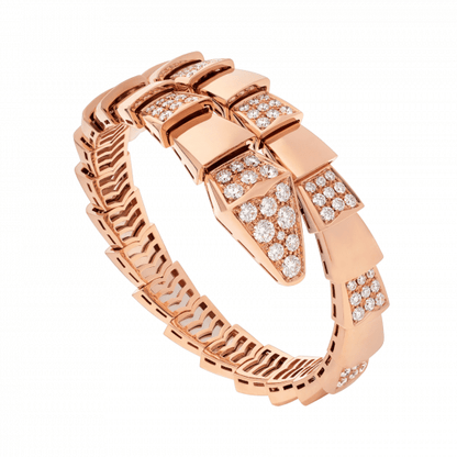 [Eternal Jewelry]SERPENTI WIDE BRACELET PINK GOLD DIAMOND