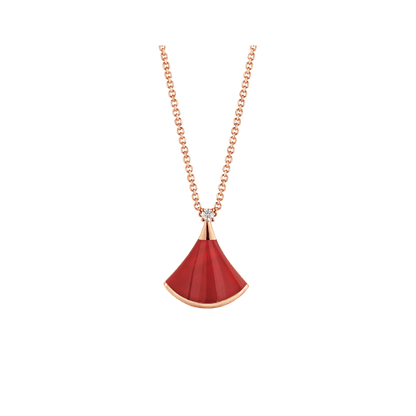 [Eternal Jewelry]DREAM NECKLACE CARNELIAN 1 DIAMOND