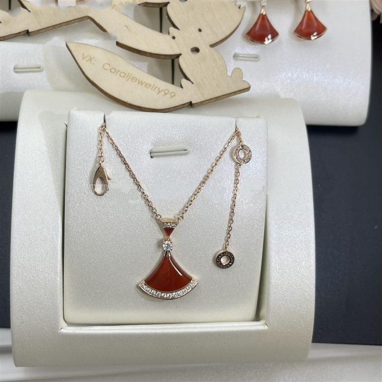 [Eternal Jewelry]DREAM NECKLACE CARNELIAN DIAMOND