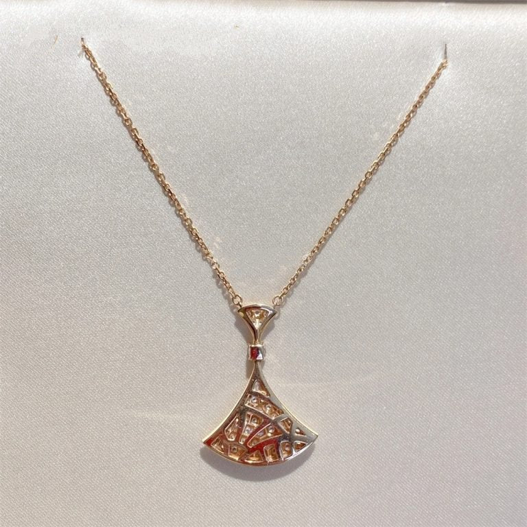 [Eternal Jewelry]DREAM NECKLACE PINK GOLD FULL DIAMOND