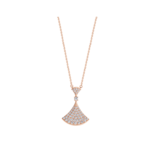 [Eternal Jewelry]DREAM NECKLACE PINK GOLD FULL DIAMOND