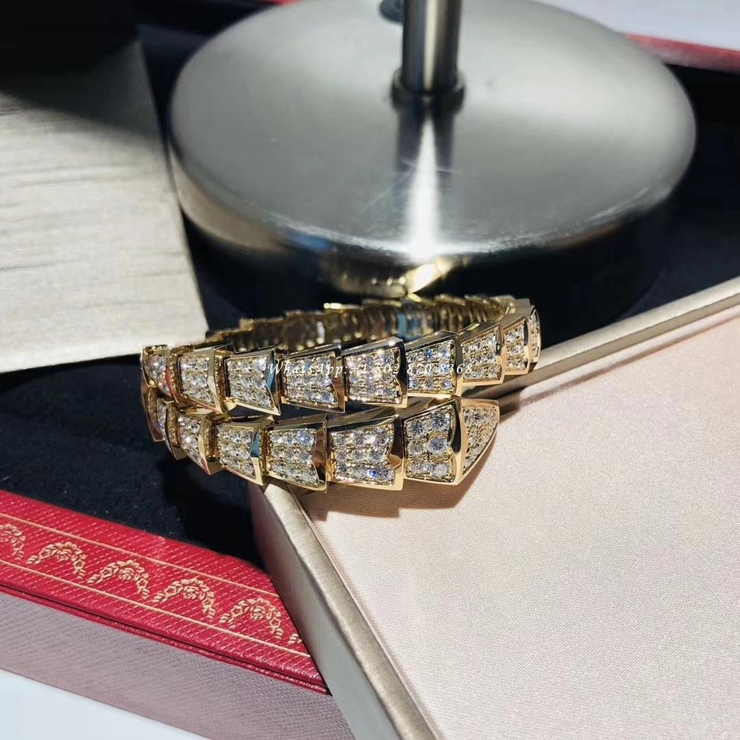 [Eternal Jewelry]SERPENTI BRACELET 8MM GOLD DIAMOND