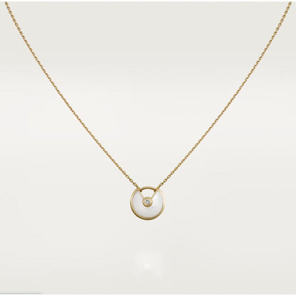 [Eternal Jewelry]AMULETTE ROSE GOLD MOP NECKLACE
