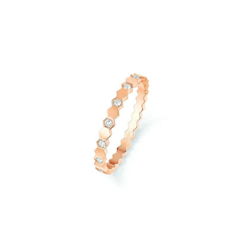 [Eternal Jewelry]BEE LOVE RING PINK GOLD DIAMOND