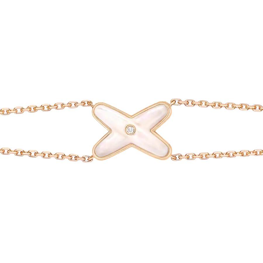 [Eternal Jewelry]JEUX BRACELET WHITE MOP PINK GOLD 1 DIAMOND