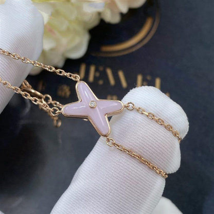 [Eternal Jewelry]JEUX BRACELET PINK MOP PINK GOLD 1 DIAMOND