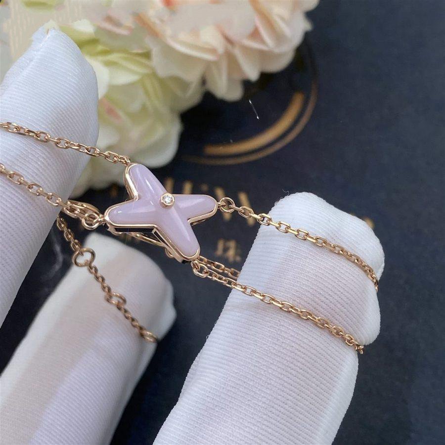 [Eternal Jewelry]JEUX BRACELET PINK MOP PINK GOLD 1 DIAMOND