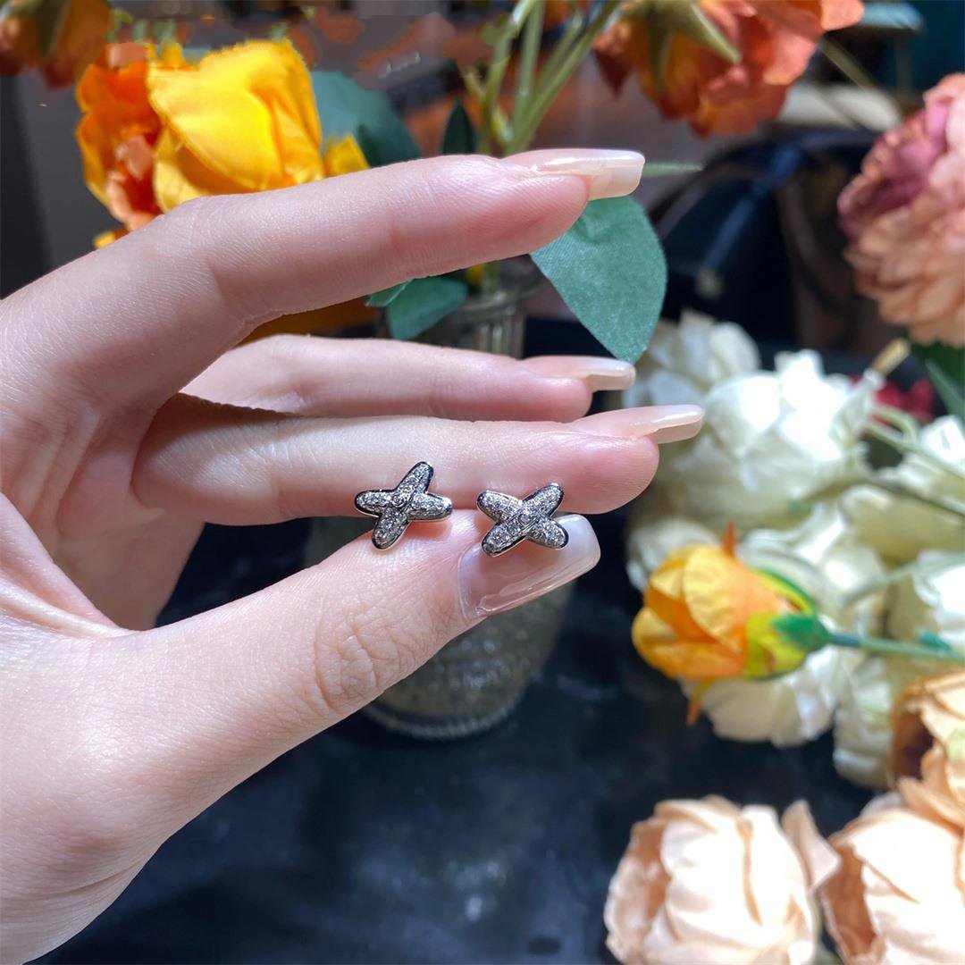 [Eternal Jewelry]JEUX DE SILVER DIAMOND EARRINGS