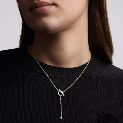 [Eternal Jewelry]FINESSE SILVER DIAMOND NECKLACE