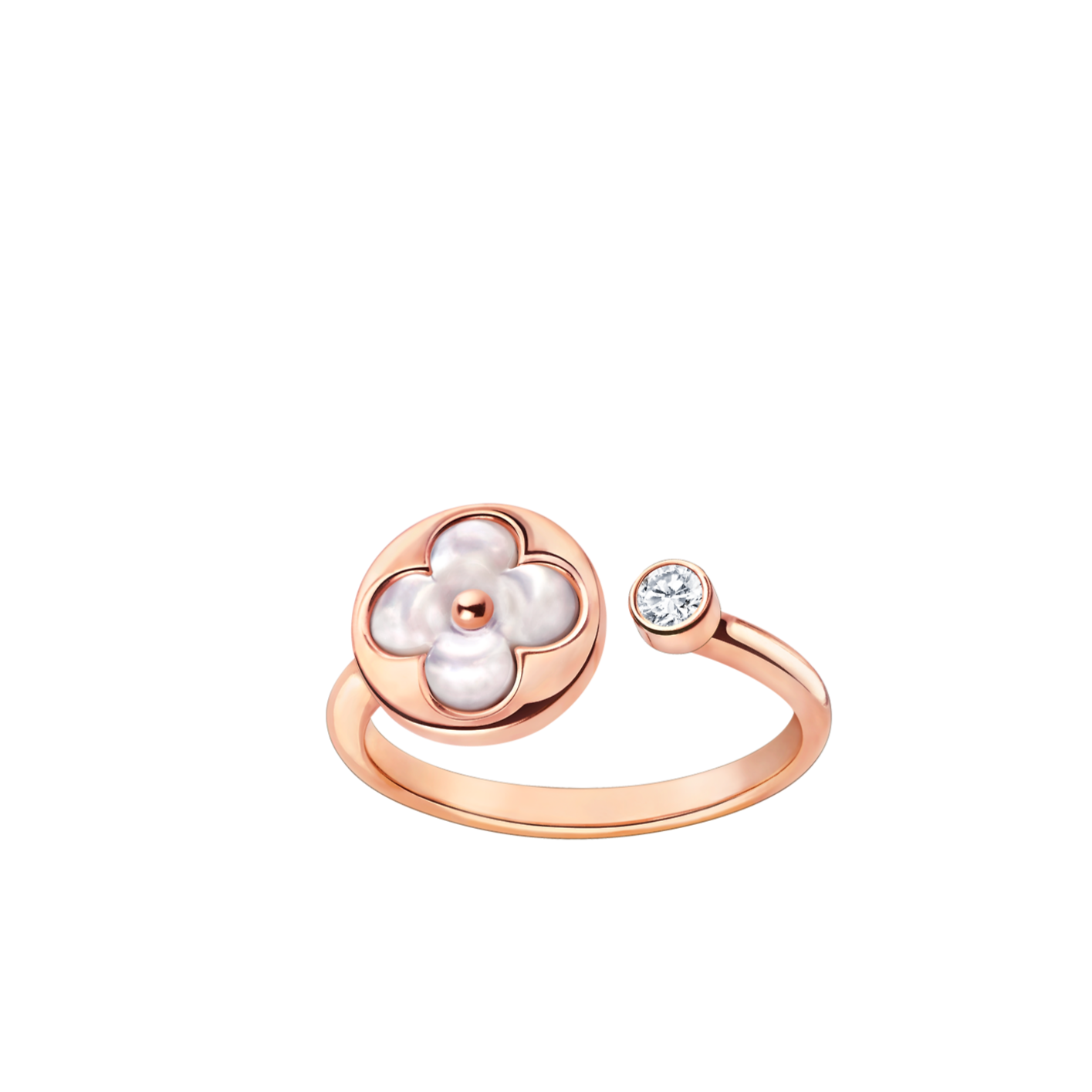 [Eternal Jewelry]SUN 1 DIAMOND PINK MOP RING