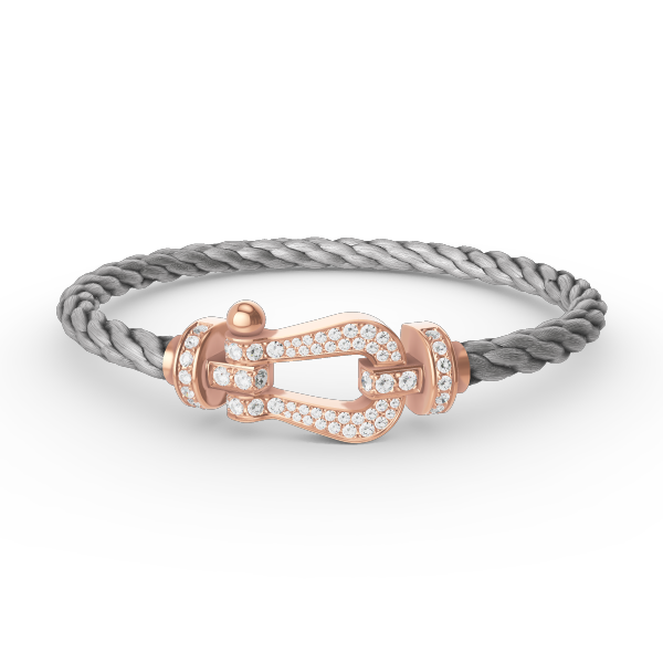 [Eternal Jewelry]FORCE LARGE HORSESHOE FULL DIAMOND BRACELET ROSE GOLD
