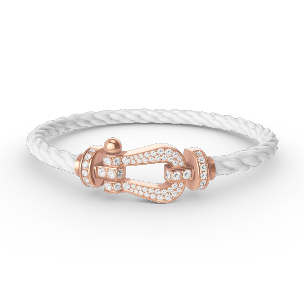 [Eternal Jewelry]FORCE LARGE HORSESHOE FULL DIAMOND BRACELET ROSE GOLD
