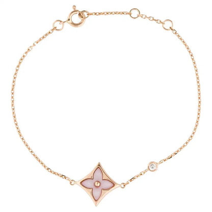 [Eternal Jewelry]STAR 1 DIAMOND PINK GOLD BRACELET