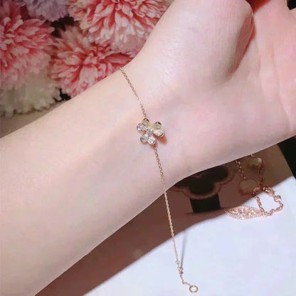 [Eternal Jewelry]FRIVOLE GOLD FLOWER DIAMOND BRACELET