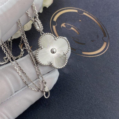 [Eternal Jewelry]CLOVER 25MM SILVER BIG CLOVER NECKLACE