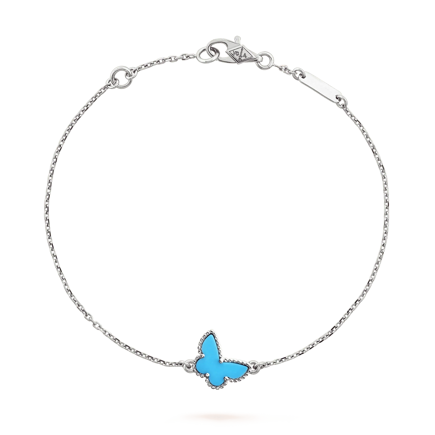 [Eternal Jewelry]BUTTERFLY TURQUOISE BUTTERFLY BRACELET SILVER