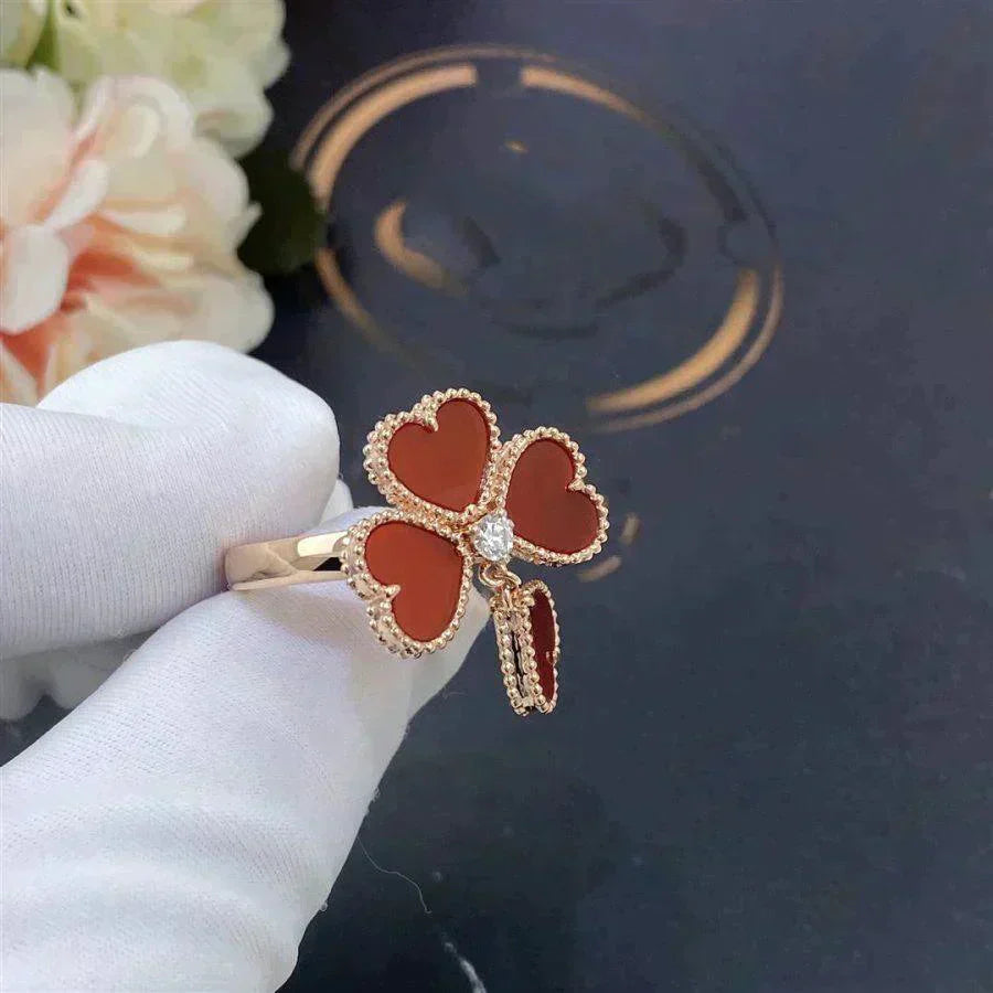 [Eternal Jewelry]SWEET CLOVER CARNELIAN RING