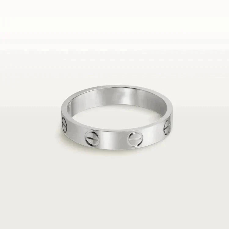 [Eternal Jewelry]LOVE RING 4MM 1 DIAMOND SILVER